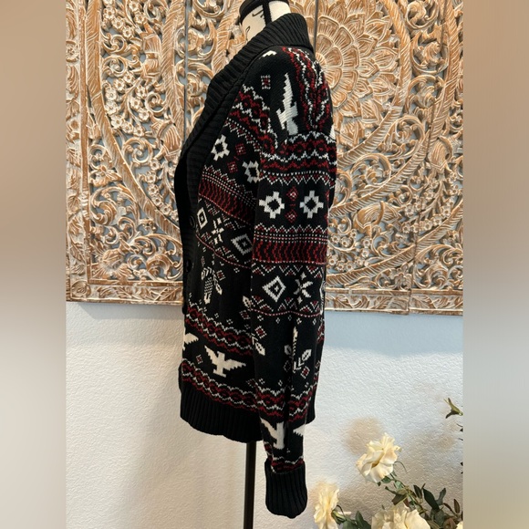 21men Holiday Button Down Cardigan- size S - Picture 5 of 11